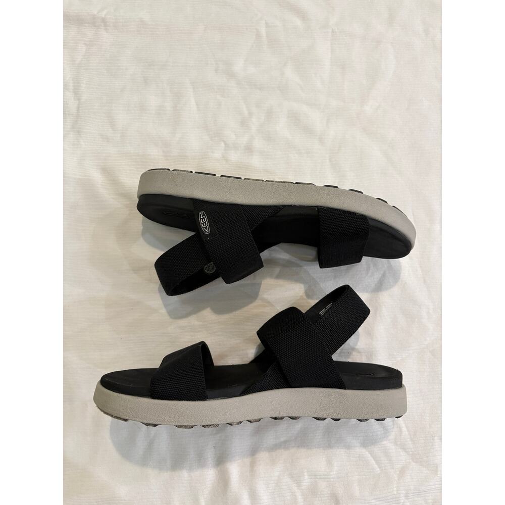 Keen Elle Backstrap Sandals Womens Size 10 Black Stretch Gore Platform 1022620 - Picture 10 of 15